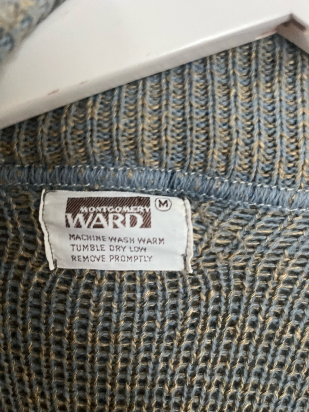 Vintage Montgomery Ward Wrap Sweater Medium - Picture 6 of 6